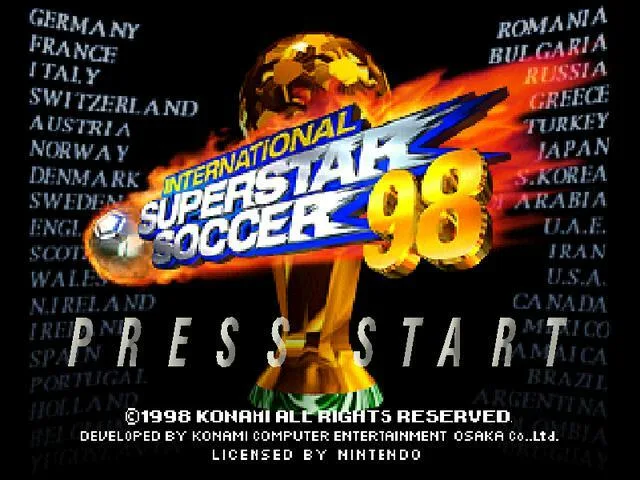 International Superstar Soccer 98 (N64)