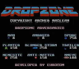 Dropzone (1984) (NES)