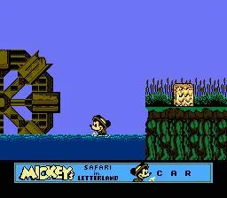 Mickey's Safari in Letterland (NES)