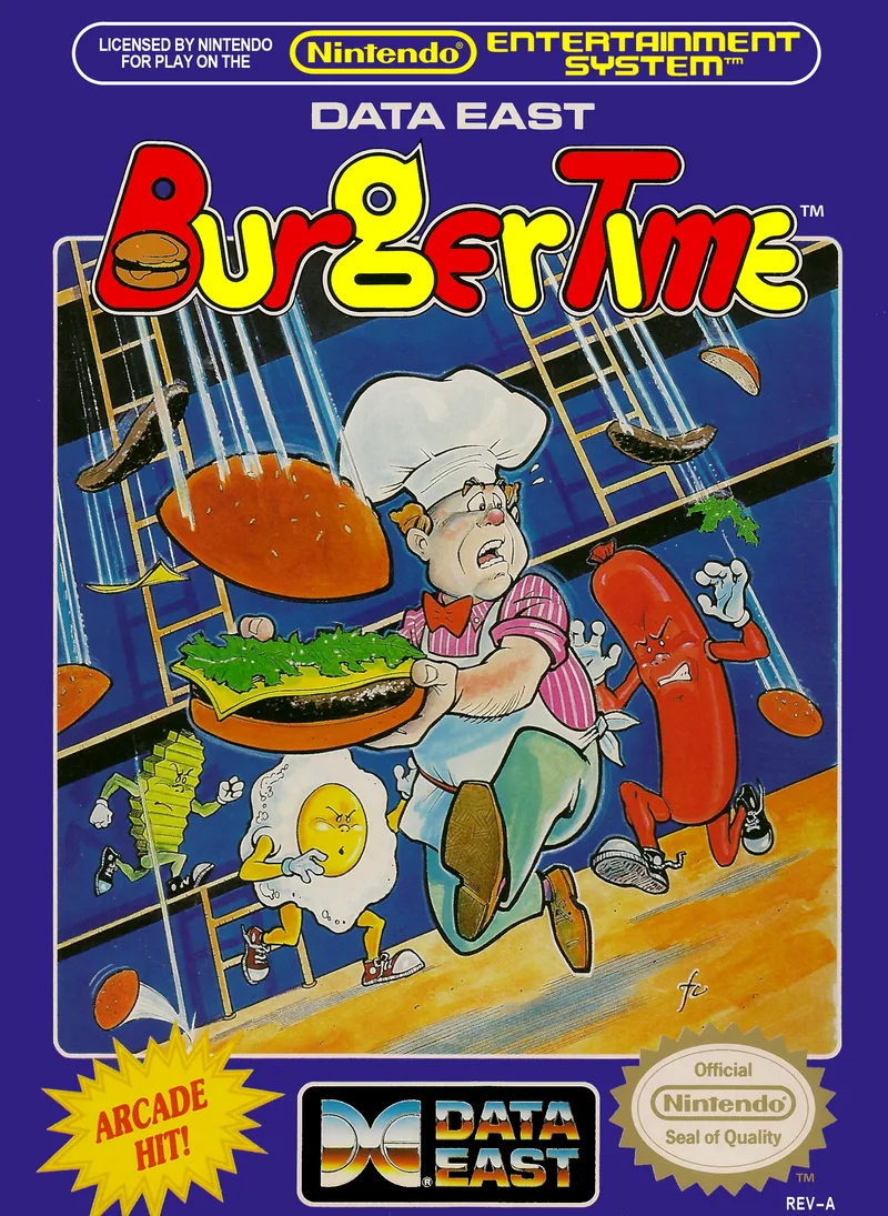 BurgerTime [5 Screw] (NES)