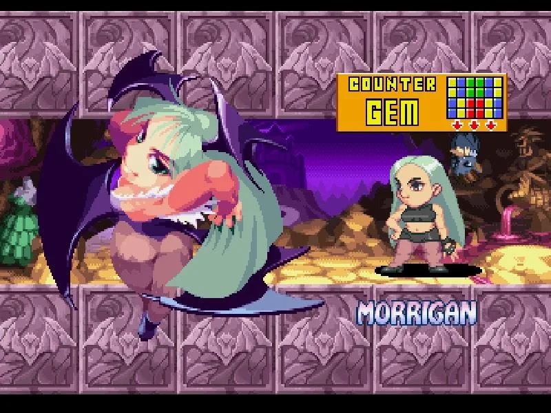 Super Puzzle Fighter II Turbo (PS1)