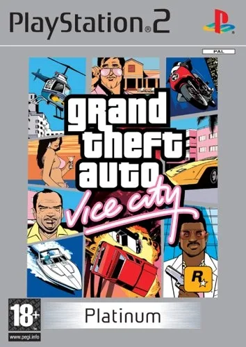 Grand Theft Auto: Vice City [Platinum] (PS2)
