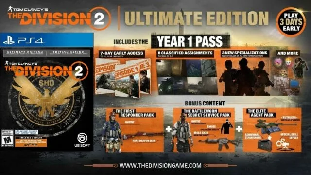 Tom Clancy's The Division 2 (Ultimate Edition Steelbook)