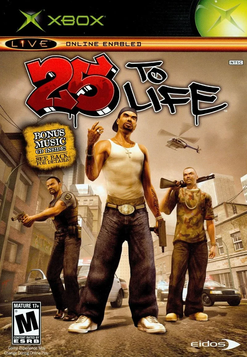 25 To Life (with bonus music CD) (XBOX)